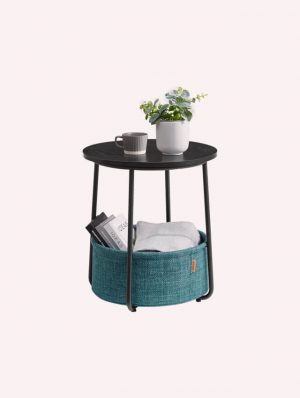 Small round side end table